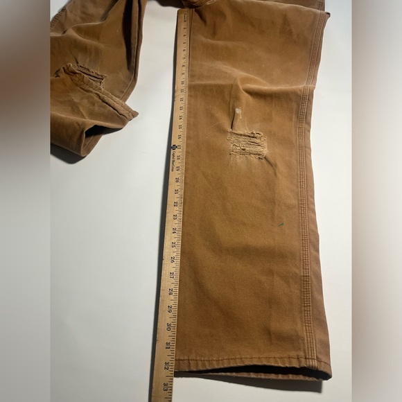 Dickies Casual Distressed Brown Work Pants 061 - Picture 4 of 7